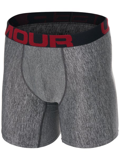 Under Armour Essential Tech 6 Boxer Brief 2 Pack-Grey