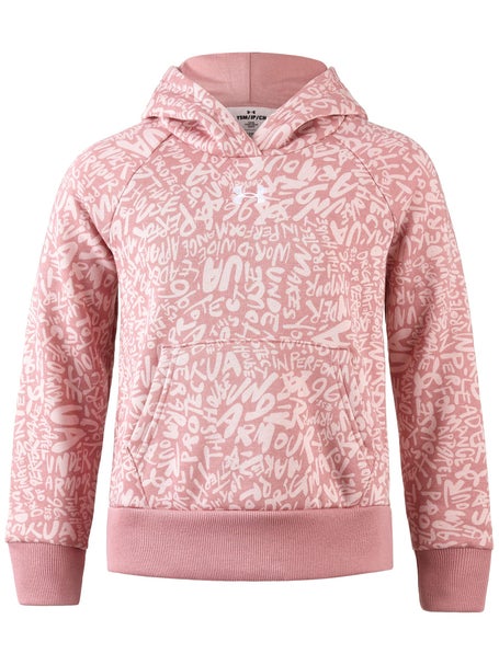 Under Armour Girls' Rival Fleece Print Hoodie