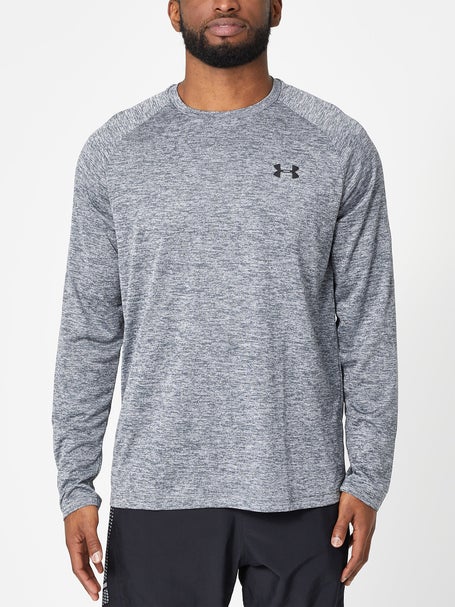 Men's Grey Under Armour Gym Tech T-Shirt