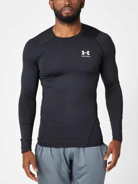 Under Armour Men's HeatGear Armour Short Sleeve Shirt - Black, XL