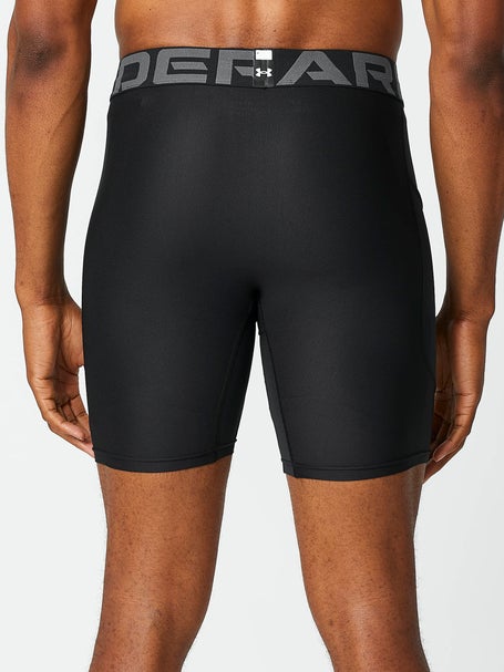 Under Armour HeatGear Compression Shorts White 1361596-100 - Free Shipping  at LASC