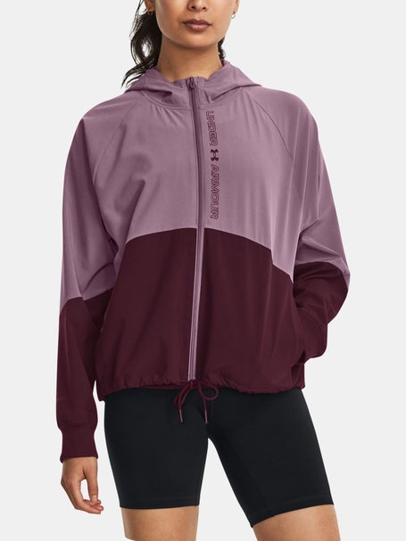 adidas Colorblock Full-Zip Hoodie - Purple