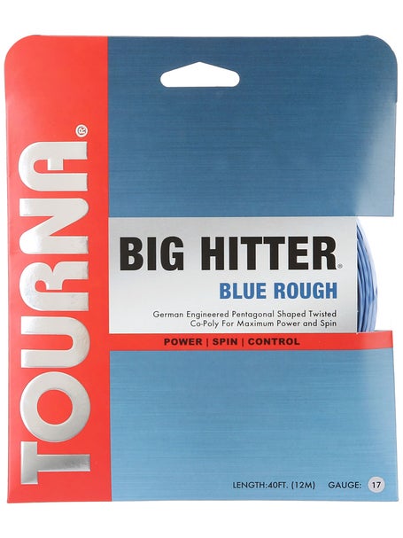 Big Hitter Blue Rough Maximum Spin Polyester Tennis String