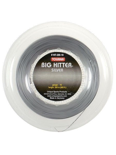 Tourna Big Hitter Silver 16g Tennis String (Reel)