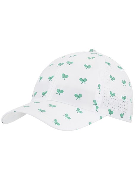 VimHue Womens Sun Goddess Hat - Green Tennis Racquet