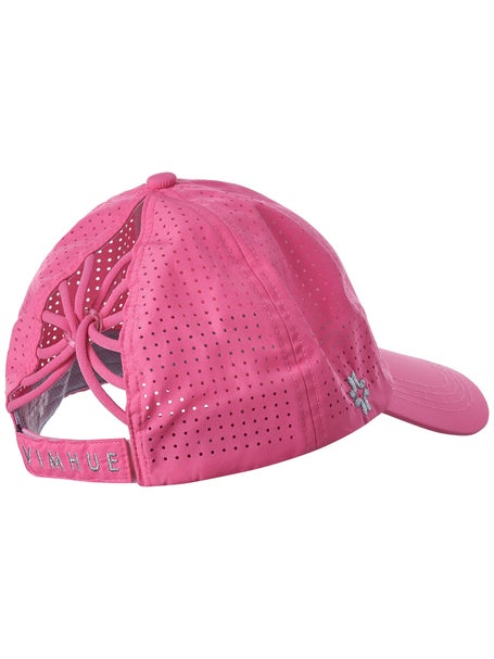 Nike Womens Dri Fit Golf Baseball Cap Hat Dark Pink White