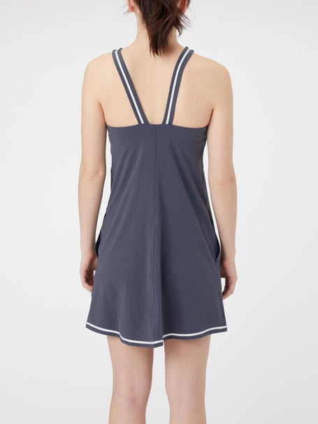 Vuori Womens Volley Dress Blue Tennis Sleeveless Built in Bra Azure Size XS  $108