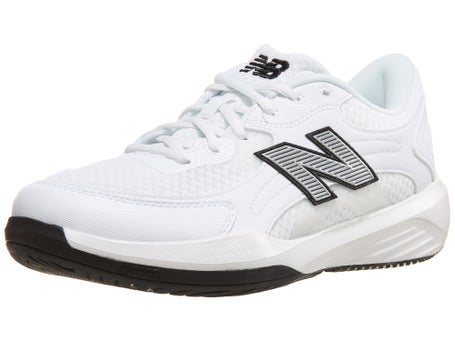 New Balance WC 696v7 D White/Black Womens Shoes