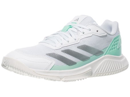 adidas CourtQuick Padel White/Mint Womens Shoes