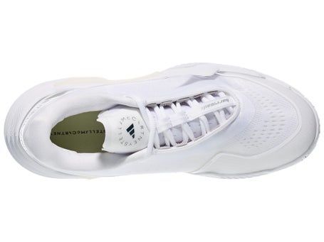 adidas by Stella McCartney Barricade - Women's - Cloud White / Almond Milk-smc / Willow Grey - 6.5