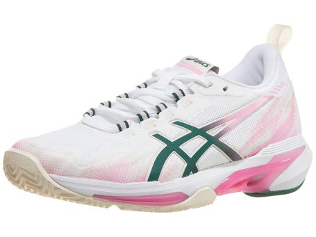 Asics Sonicsmash FF Padel White/Green Womens Shoes