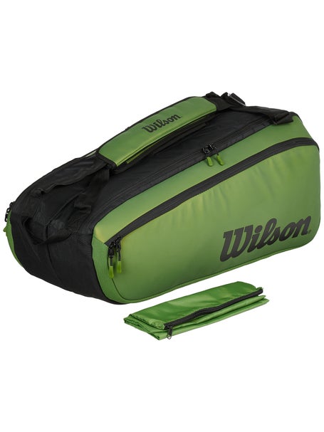 TOUR 9 Pack Bag - Black/Gold by Wilson: Find Wilson Tennis Bags