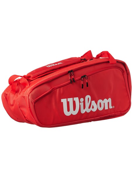Wilson Super Tour 9 pack Tennis Bag 2021 Red (WR8010501001) – Richie Tennis  World