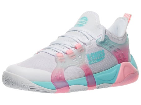 KSwiss K-Frame Padel White/Blue/Pink Womens Shoes