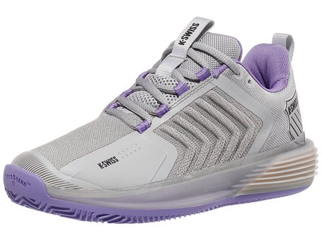 KSwiss Ultrashot 3 Clay Raindrops/Purple Wom's Shoe | Tennis Warehouse