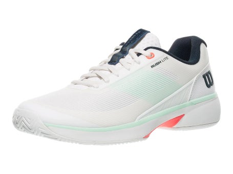 Men Wilson Sporty White and Coral Sneakers with Navy Accents Rush Lite 5 Clay Men main image 2