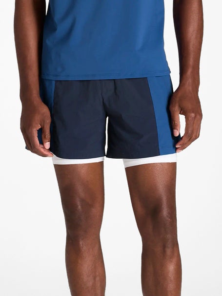 Wilson Mens New York Volley Vertical Colorblock Short