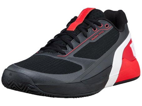 Wilson Rush Pro 5 Black/Inftrared/White Mens Shoes 