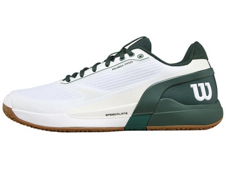 Wilson Rush Pro 5 White/Sycamore/Gum Mens Shoes 