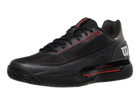 Wilson Rush Tour 5 Black/Red/Silver Mens Shoes