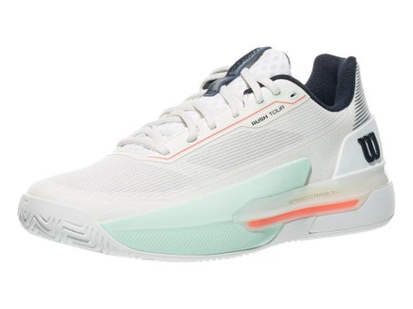 Wilson Rush Tour 5 White/Bay/Coral Men display picture 2