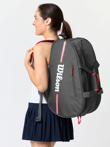 Wilson Team Padel Bag - Borsone Per Padel, Fino A 4 Racchette, Spallacci Imbottiti, Tasca Accessori