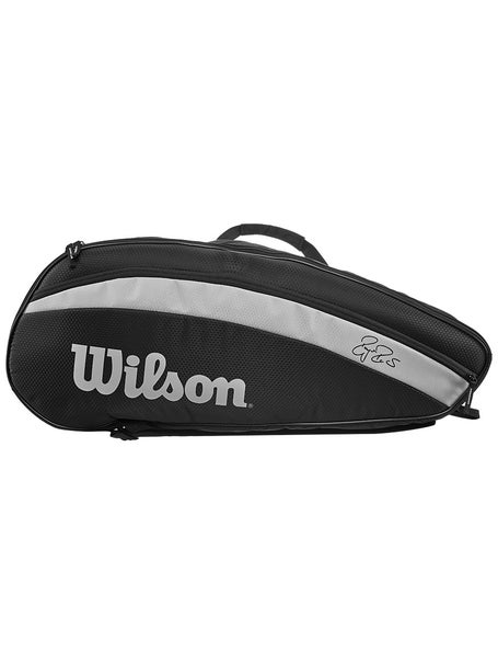 Wilson Federer Team 6 Pack Tennis Bag (Black)