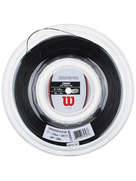 4 Sets Wilson Sensation Plus Tennis String 17 Gauge 1.28mm Red for