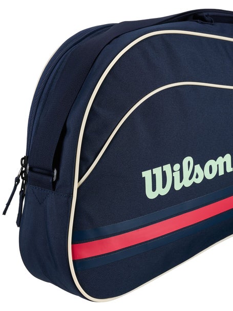 Sac à Dos Wilson Tour 3 Rouge Et Noir Pour Tennis Et Badminton Avec Sangle