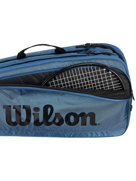 Bolso Raquetero Tenis Wilson Ultra V4 Tour 6PK Azul