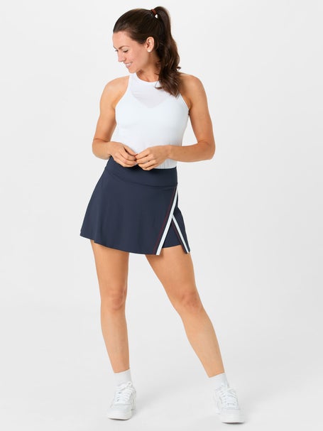 Jupe De Tennis Wilson Femme - Rouge, Taille L/UK14, Microfibre - Très Bon état