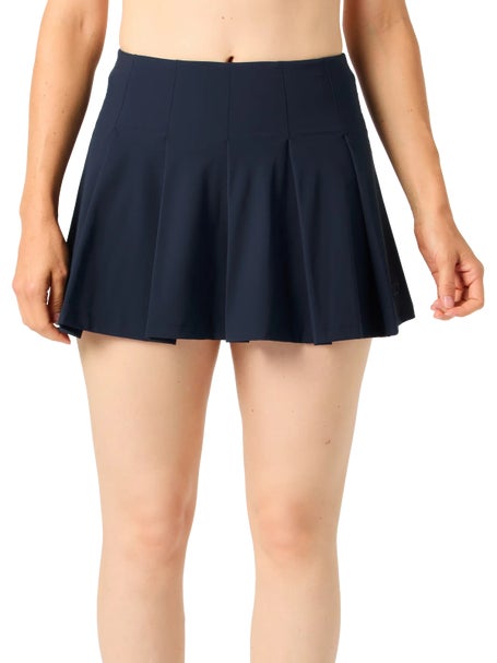Wilson Womens Classic Pleated Mini Skirt - Navy