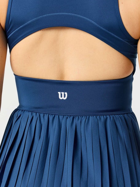 Wilson Women's Sportif Tennis Dress in Court Blue - Size Small