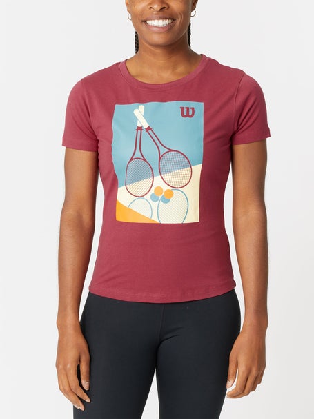 Massakre Parametre hvede Wilson Women's Racquet Duo Tech T-Shirt | Tennis Warehouse