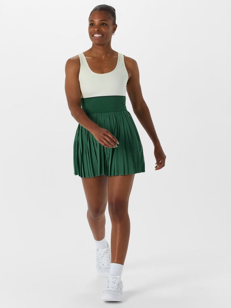 green pleated tennis dress Pleated Tennis Dress 802-VELOCITY GREEN / 4 main image 1