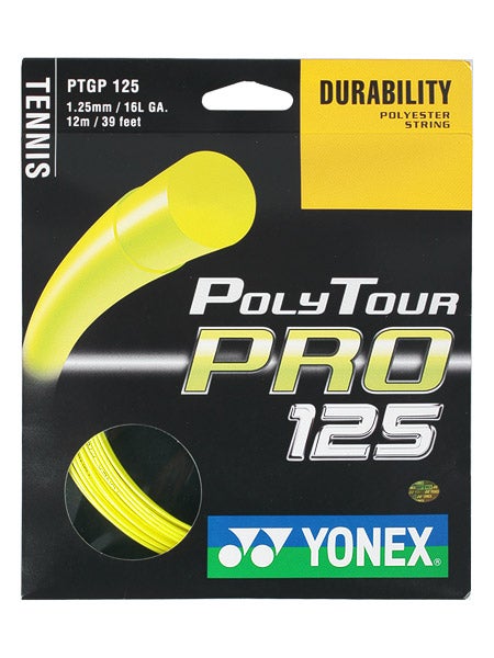 Yonex POLYTOUR PRO 16L/1.25 Black String