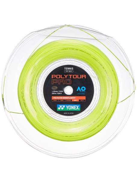 Yonex Poly Tour Pro 130 16/1.30 String Reel Yellow-200m