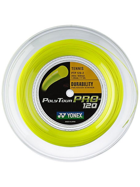 Yonex Poly Tour Pro Black Tennis String Reel (200 m) 