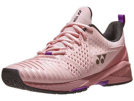 Yonex Sonicage 3 Pink/Beige Women's Shoes | Tennis Warehouse