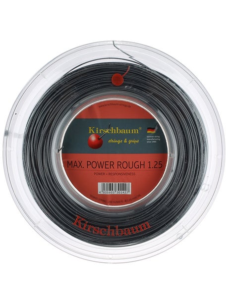 Kirschbaum Reel Max Power White, Corda Per Racchetta Da Tennis In Co-Poliestere, Bobina 201,2 M - 3