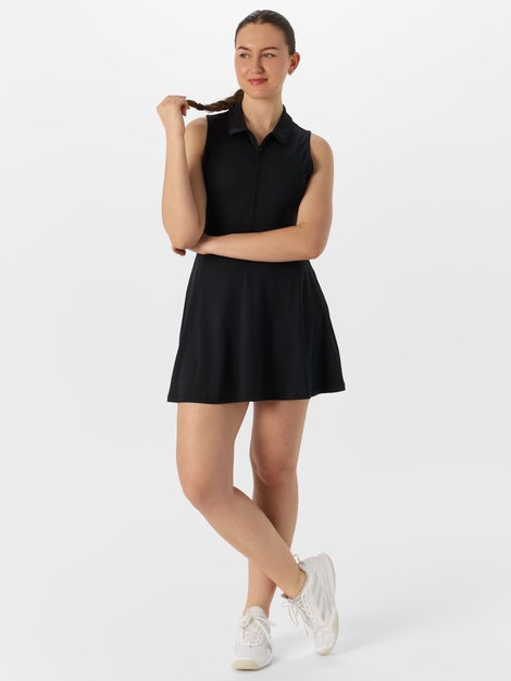 Travis Mathew Women's Moveknit Zip Dress - Black