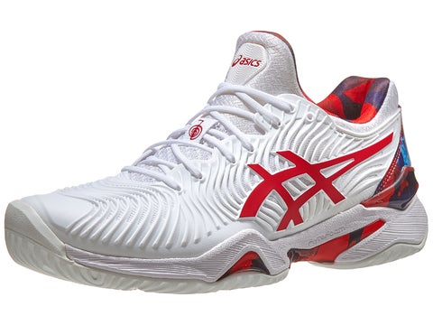 Asics Court FF 2 Novak White/Classic Red Men's Shoes
