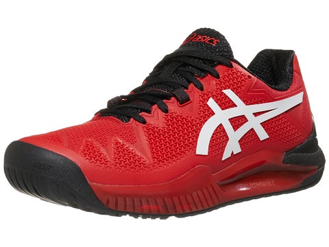 Asics Gel Resolution 8 Electric Red/White Men's Shoes