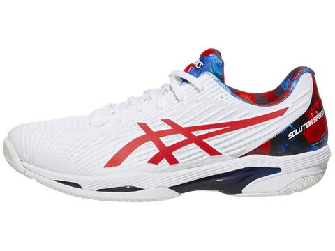 Asics Solution Speed FF 2 White/Classic Red Men's Shoes