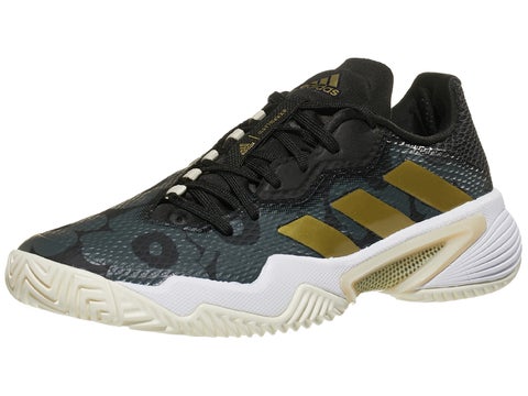 adidas Barricade Black/Gold/Carbon Wom's Shoes