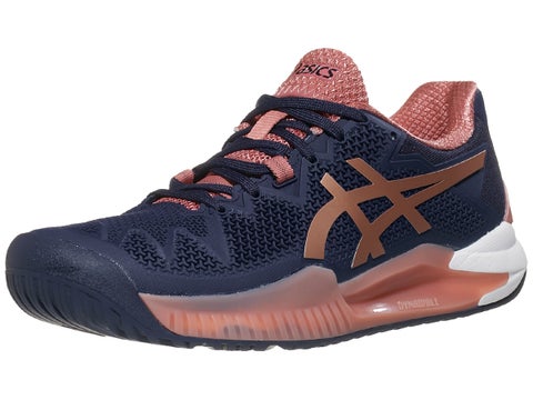 Asics Gel Resolution 8 Peacoat/Rose Gold Women's Shoes