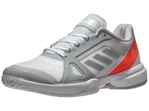 adidas Stella Court White/Silver/Solar Red Wom's Shoes