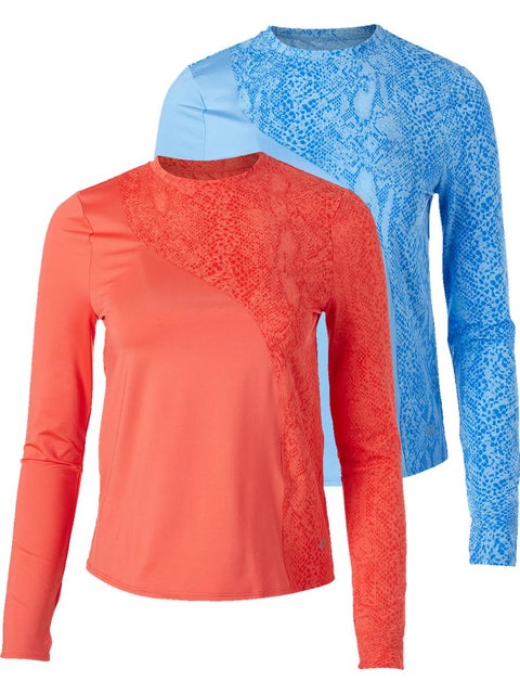 EleVen Women's Curves Sun Bliss LS Top