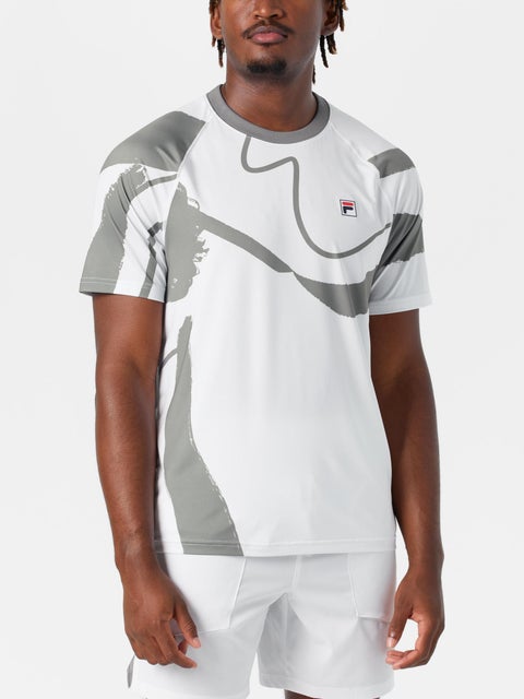 Fila Men's Tie Breaker Printed Crew