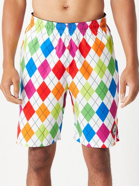 Flow Society Men's Neon Argyle Short